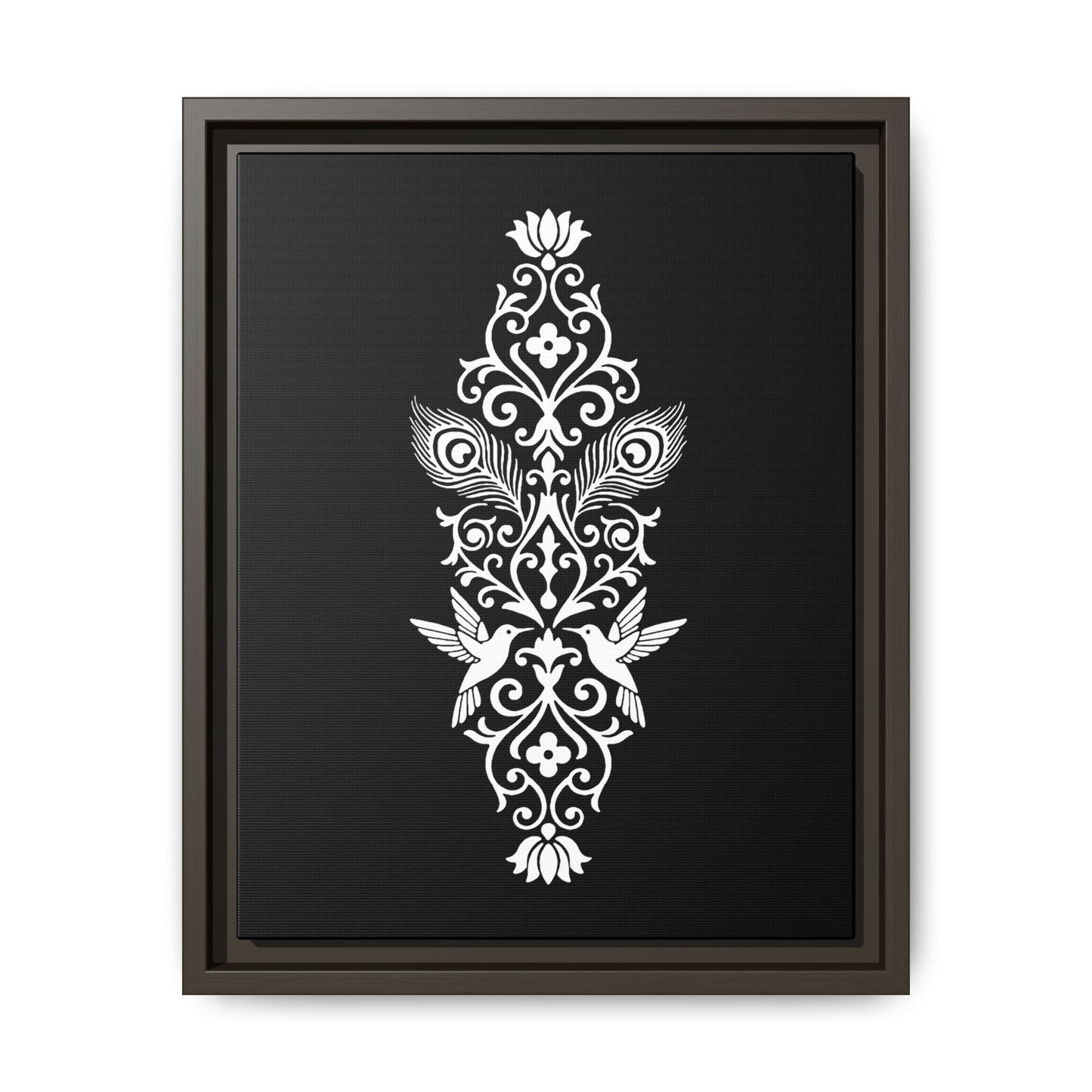 Hummingbird Soulmates - Framed Canvas