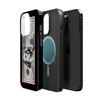 100 Dollars Bill - Neon Color Explosion - Magnetic Phone Case