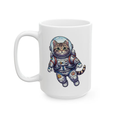 Astronaut Cat - Ceramic Mug