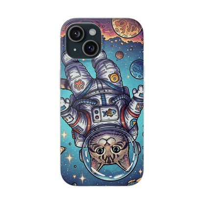Astronaut Cat - Flexi Phone Case