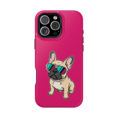 French Bulldog with Sunglasses - Magnetic Phone Case