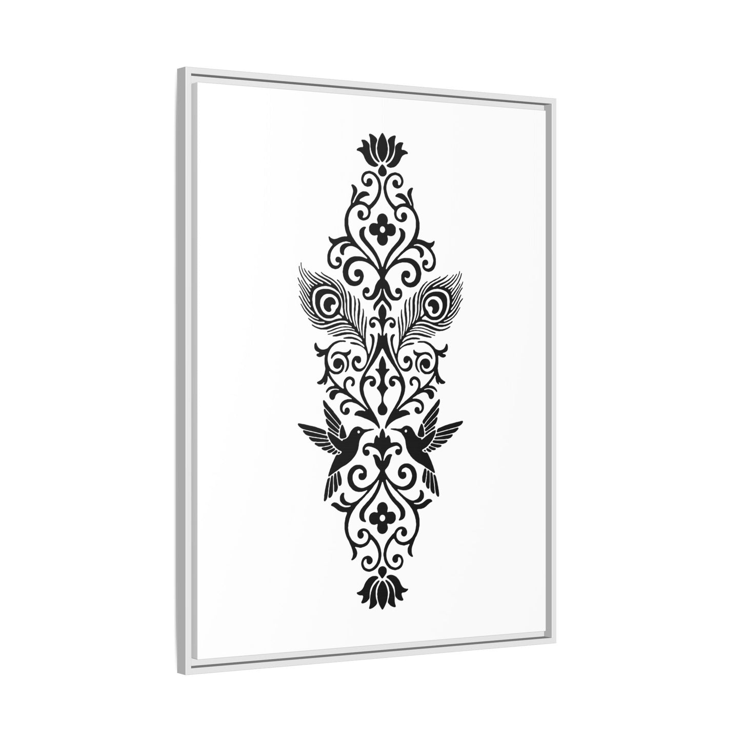 Hummingbird Soulmates - Framed Canvas