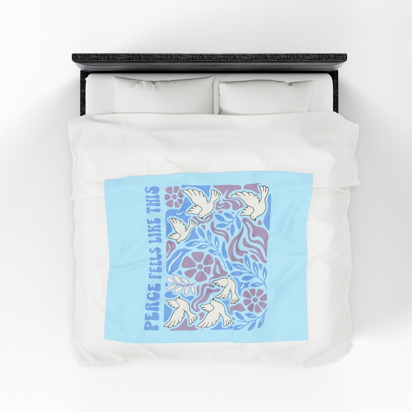 Peace Feels Like This - Plush Blanket