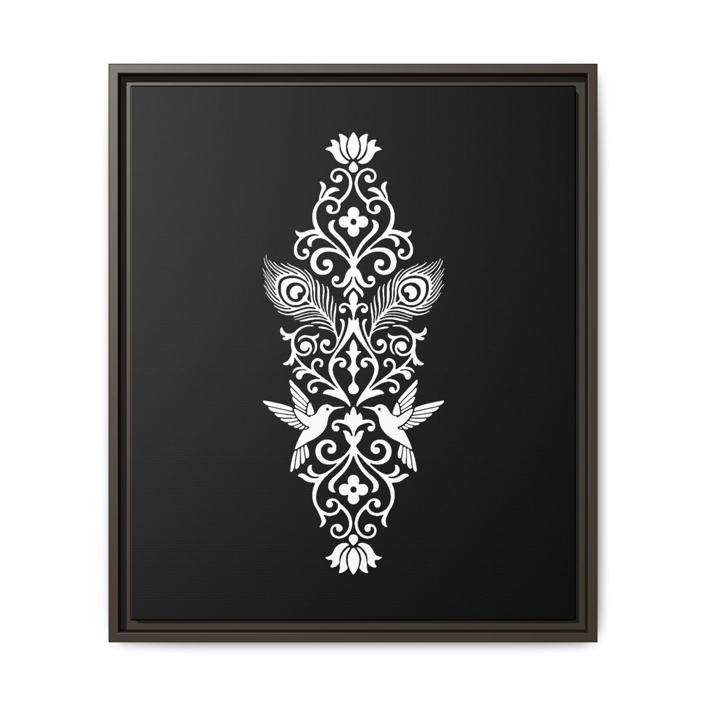 Hummingbird Soulmates - Framed Canvas