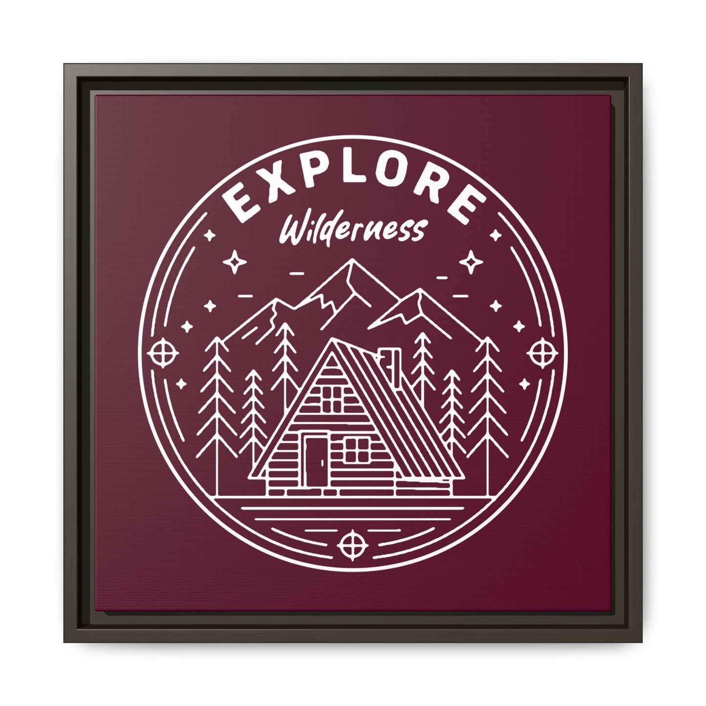 Explore Wilderness - Framed Canvas