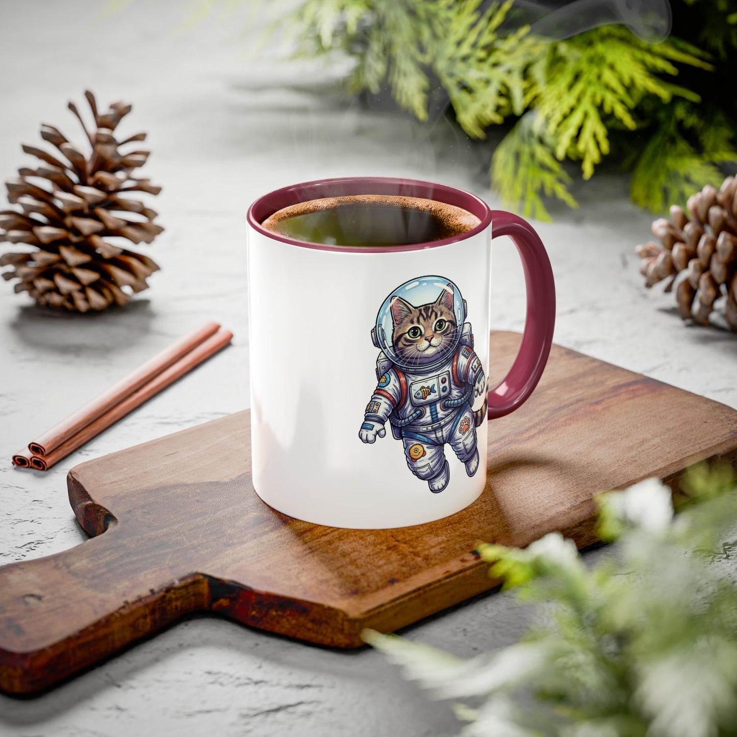 Astronaut Cat - Colorful Mug