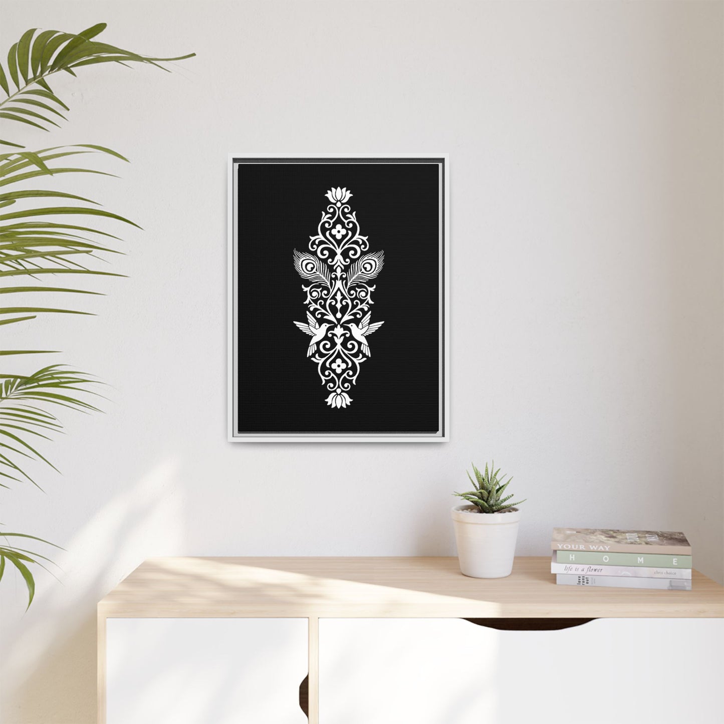 Hummingbird Soulmates - Framed Canvas