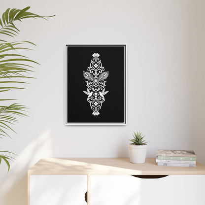 Hummingbird Soulmates - Framed Canvas