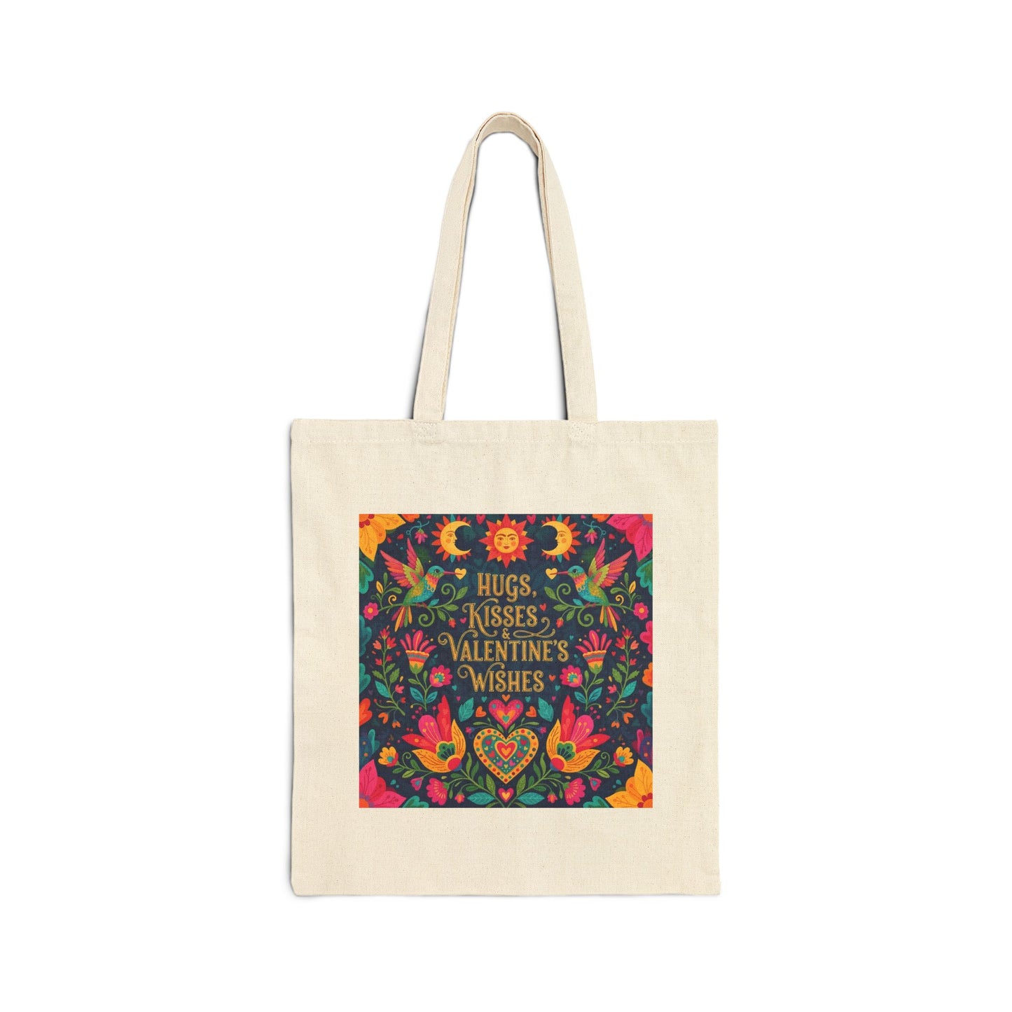 Hugs, Kisses & Valentine’s Wishes - Canvas Tote Bag