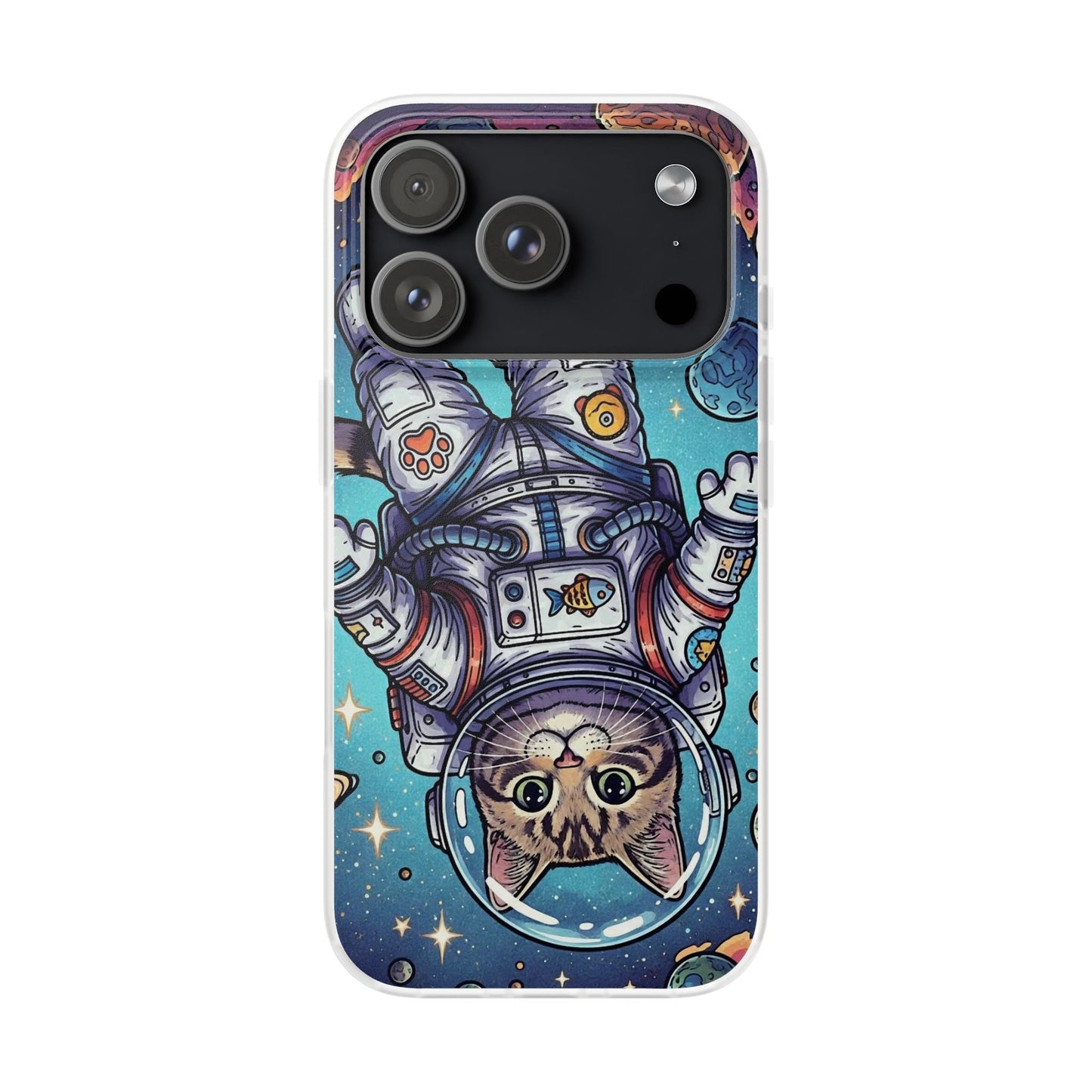 Astronaut Cat - Flexi Phone Case