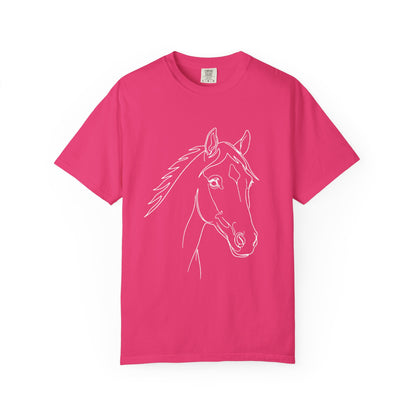 Horse Portrait Sketch - T-Shirt
