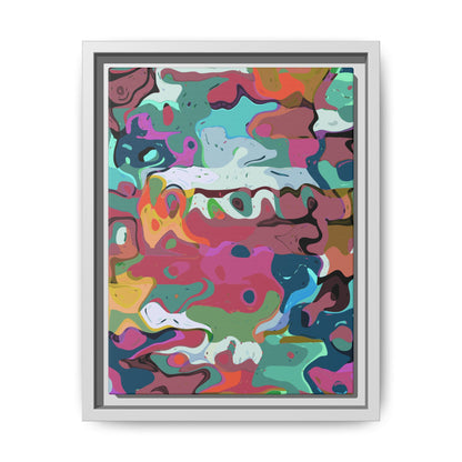 Colorful Abstract Marble - Framed Canvas