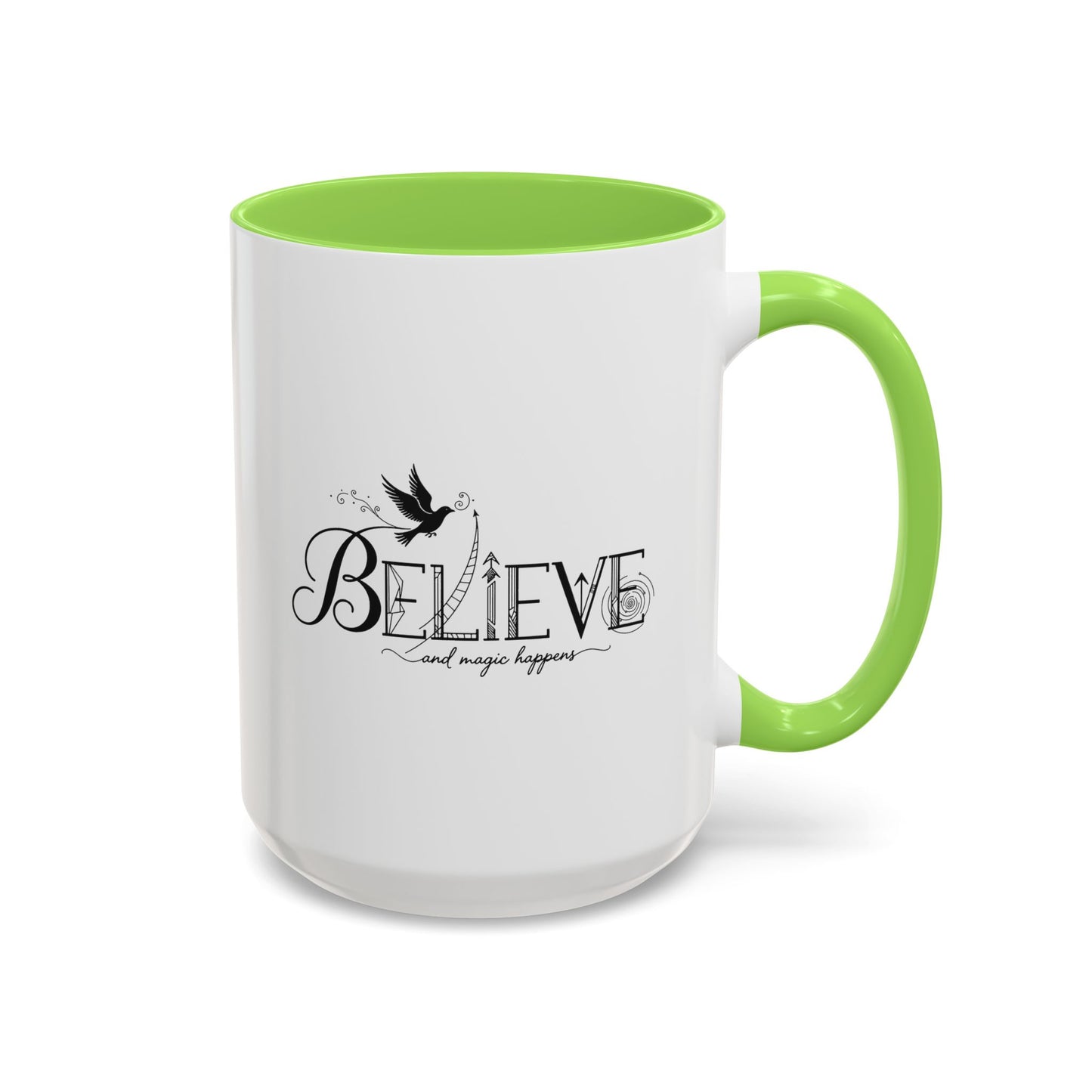 Believe and Magic Happens - Colorful Mug