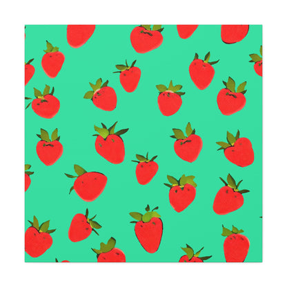 Strawberry Pattern - Canvas