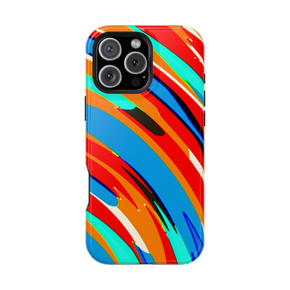 Abstract Rainbow Swirl Arc - Magnetic Phone Case