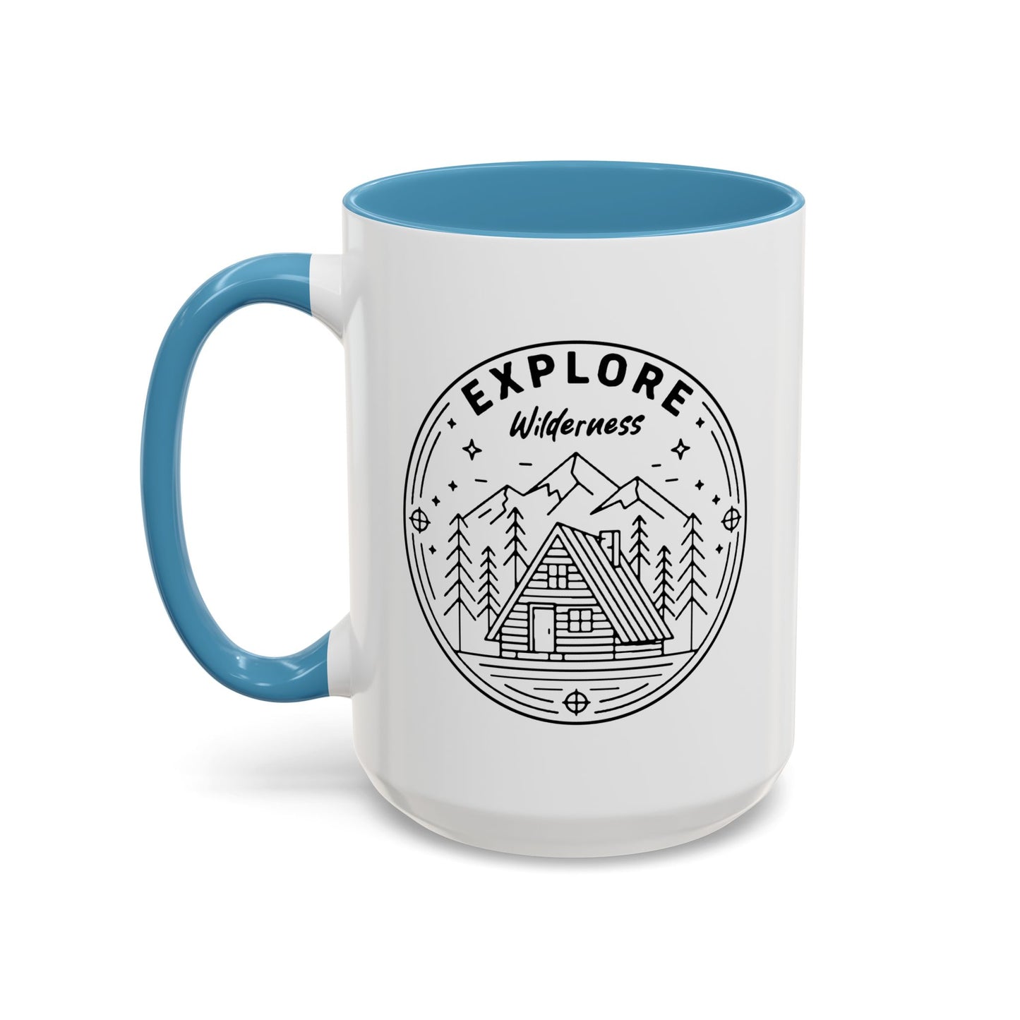Explore Wilderness - Color Accent Mug