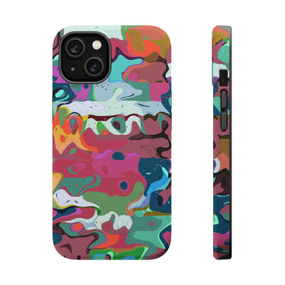 Colorful Abstract Marble - Magnetic Phone Case