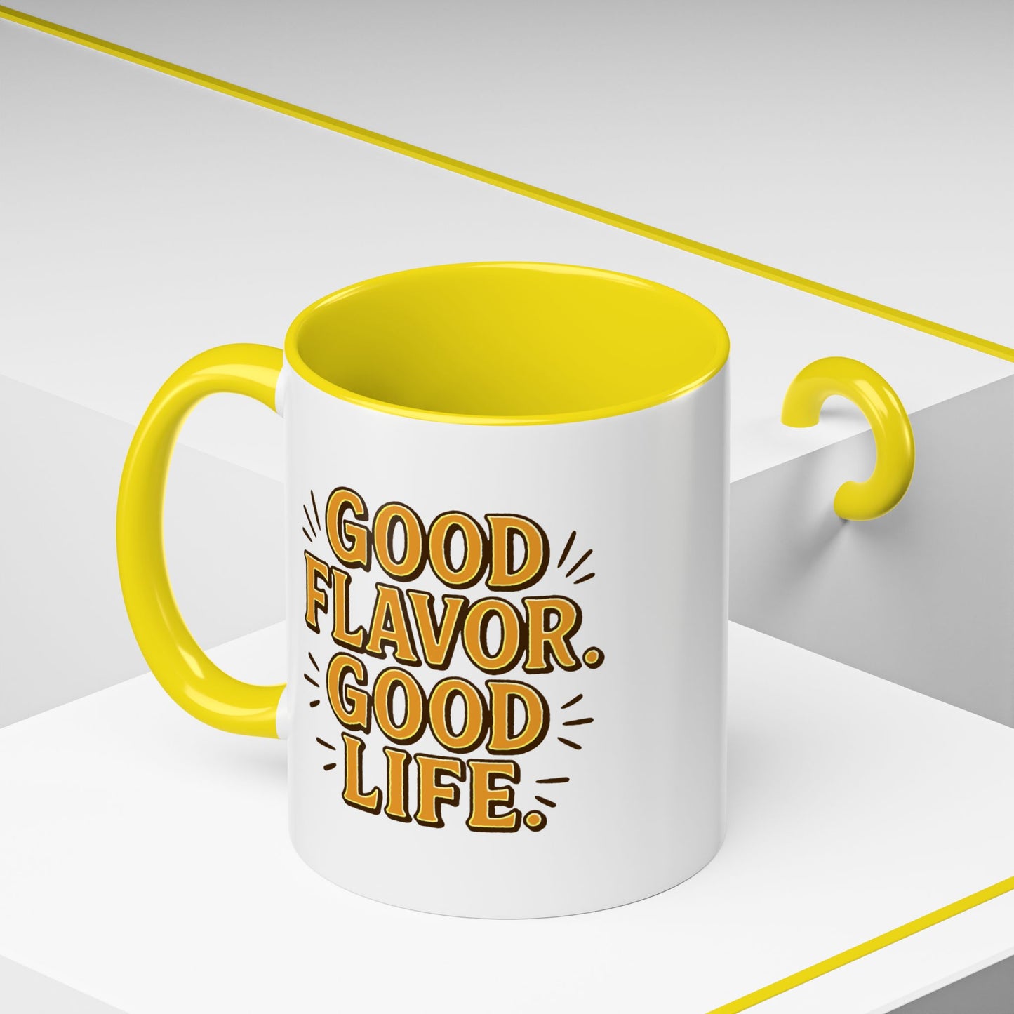 Good Flavor. Good Life. - Color Accent Mug