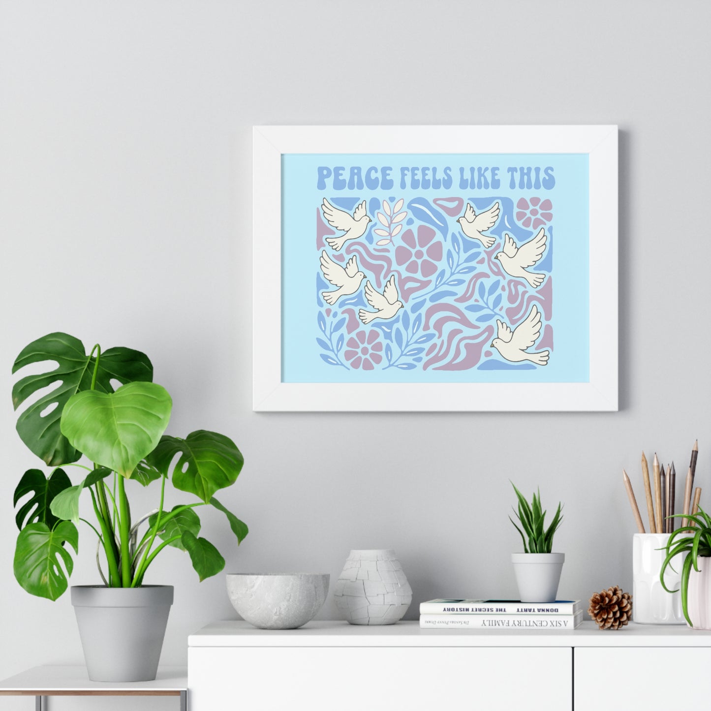Peace Feels Like This - Framed Poster