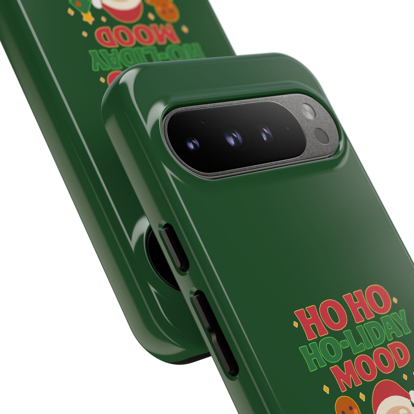Christmas Phone Case, Ho Ho Ho-liday Mood, Festive Phone Cover, Santa Christmas Accessory, Holiday Gift, Winter Vibes