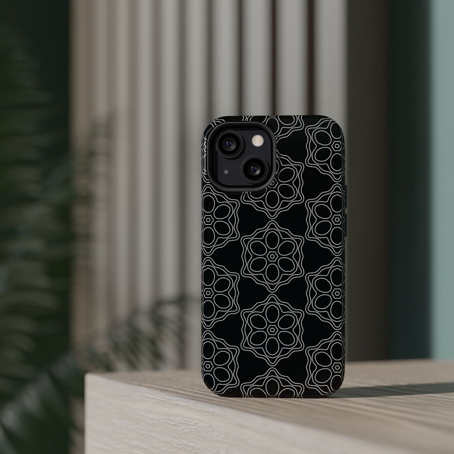 Geometric Sacred Flower - Magnetic Phone Case