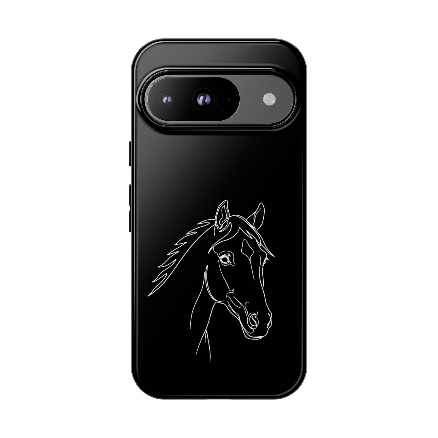 Horse Portrait Sketch - Tough Phone Case