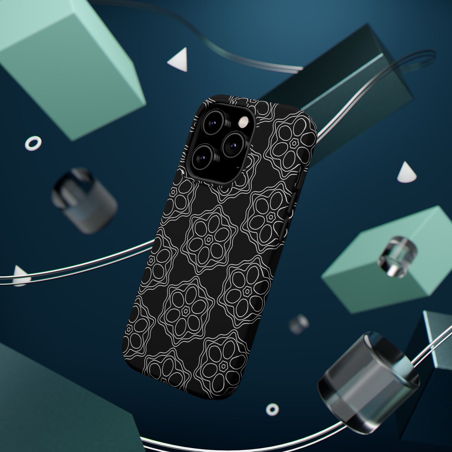 Geometric Sacred Flower - Magnetic Phone Case