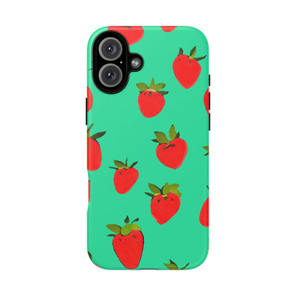 Strawberry Pattern - Phone Case