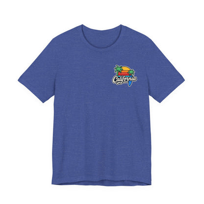 California Vibes Unisex Tee | Vintage Graphic T-Shirt Perfect for Summer, Beach, Travel, Casual Wear, Gift Idea