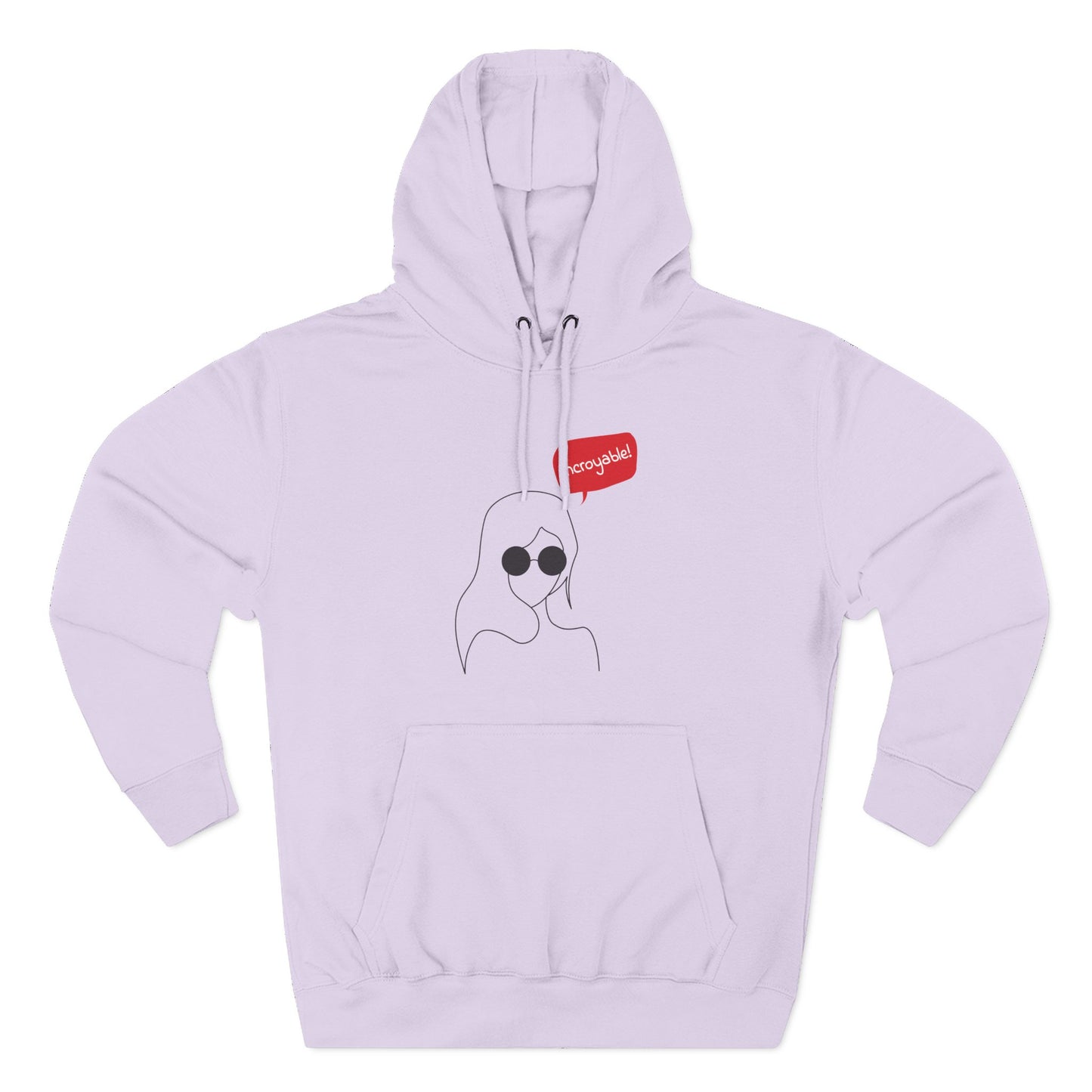 Incroyable Chic Girl - Hoodie