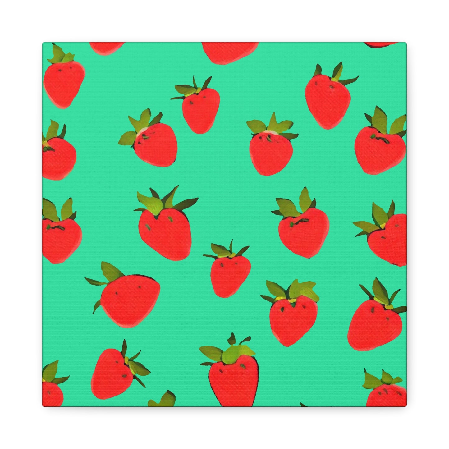 Strawberry Pattern - Canvas