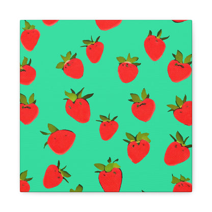 Strawberry Pattern - Canvas