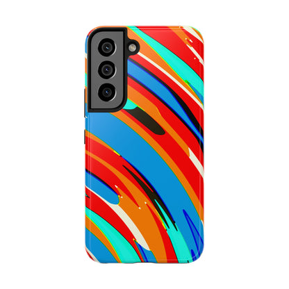 Abstract Rainbow Swirl Arc - Phone Case