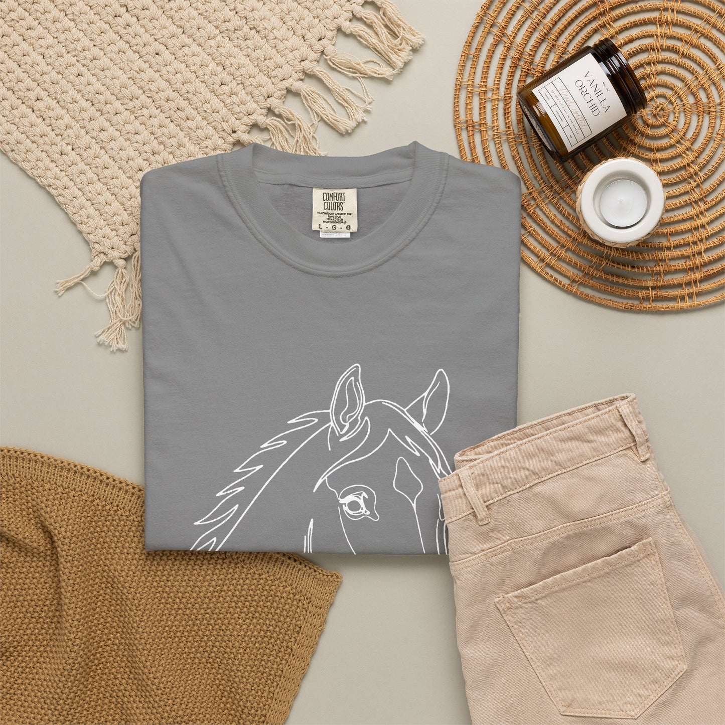 Horse Portrait Sketch - T‑Shirt