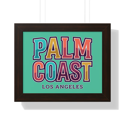 Palm Coast - Los Angeles - Framed Poster