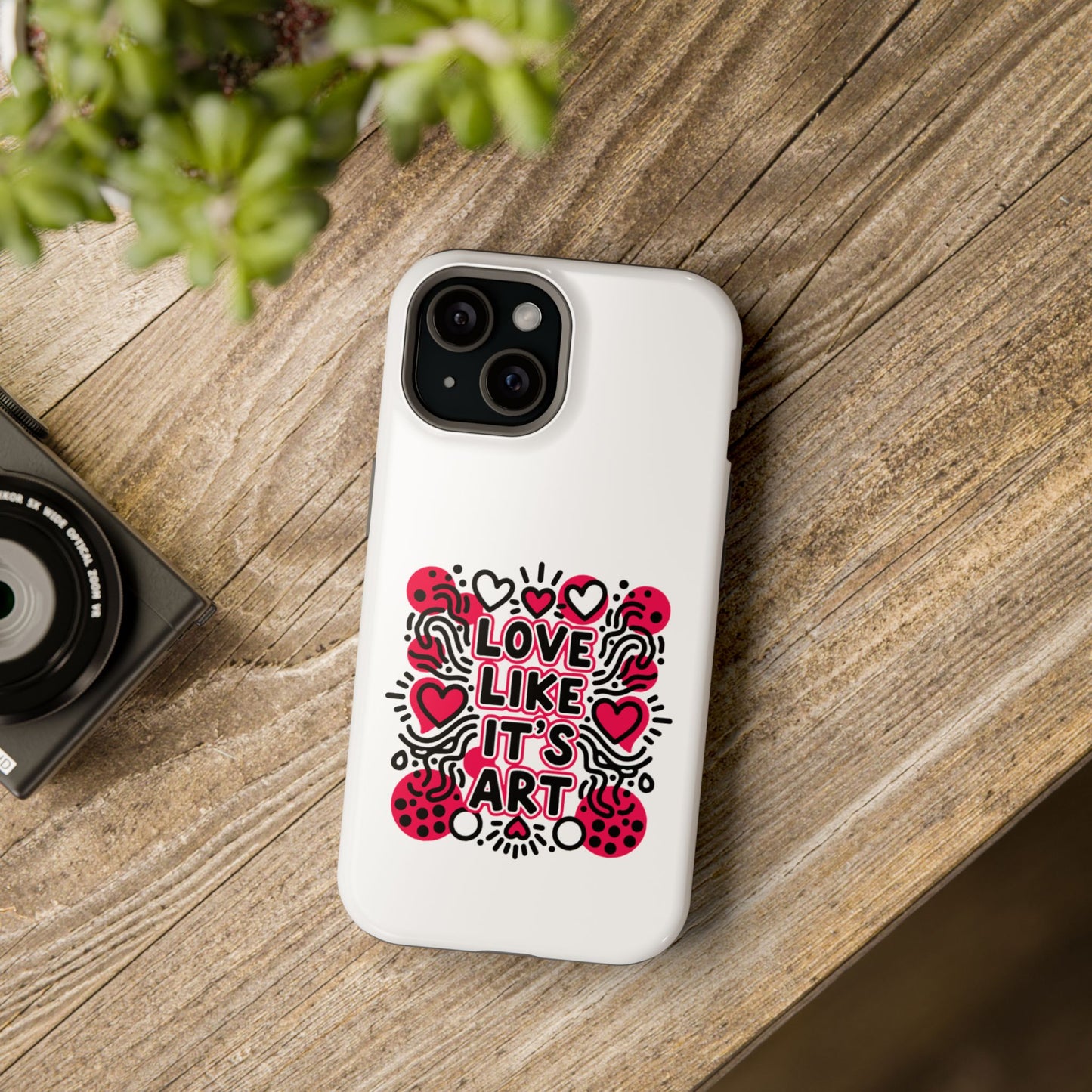 Love Like It's Art - Magnetic Phone Case