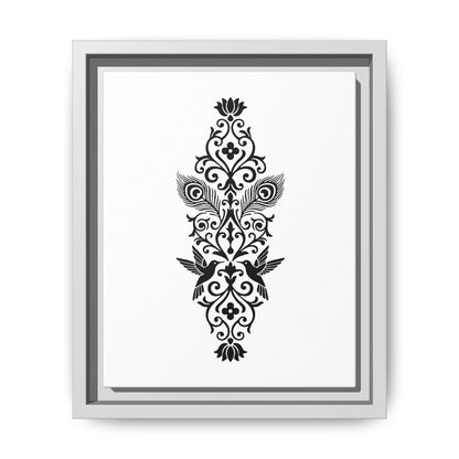 Hummingbird Soulmates - Framed Canvas