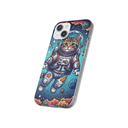 Astronaut Cat - Flexi Phone Case