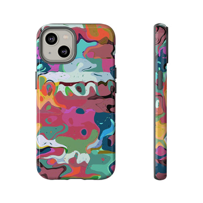 Colorful Abstract Marble - Phone Case