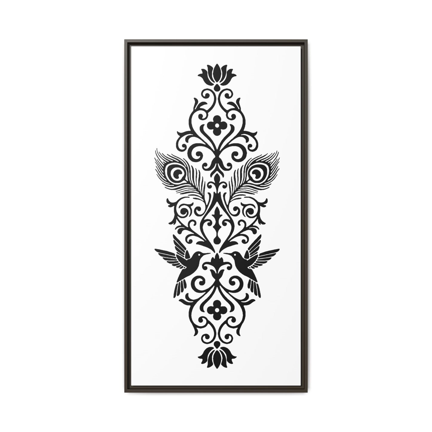 Hummingbird Soulmates - Framed Canvas