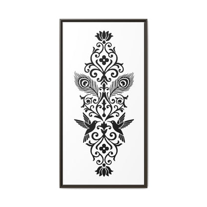 Hummingbird Soulmates - Framed Canvas