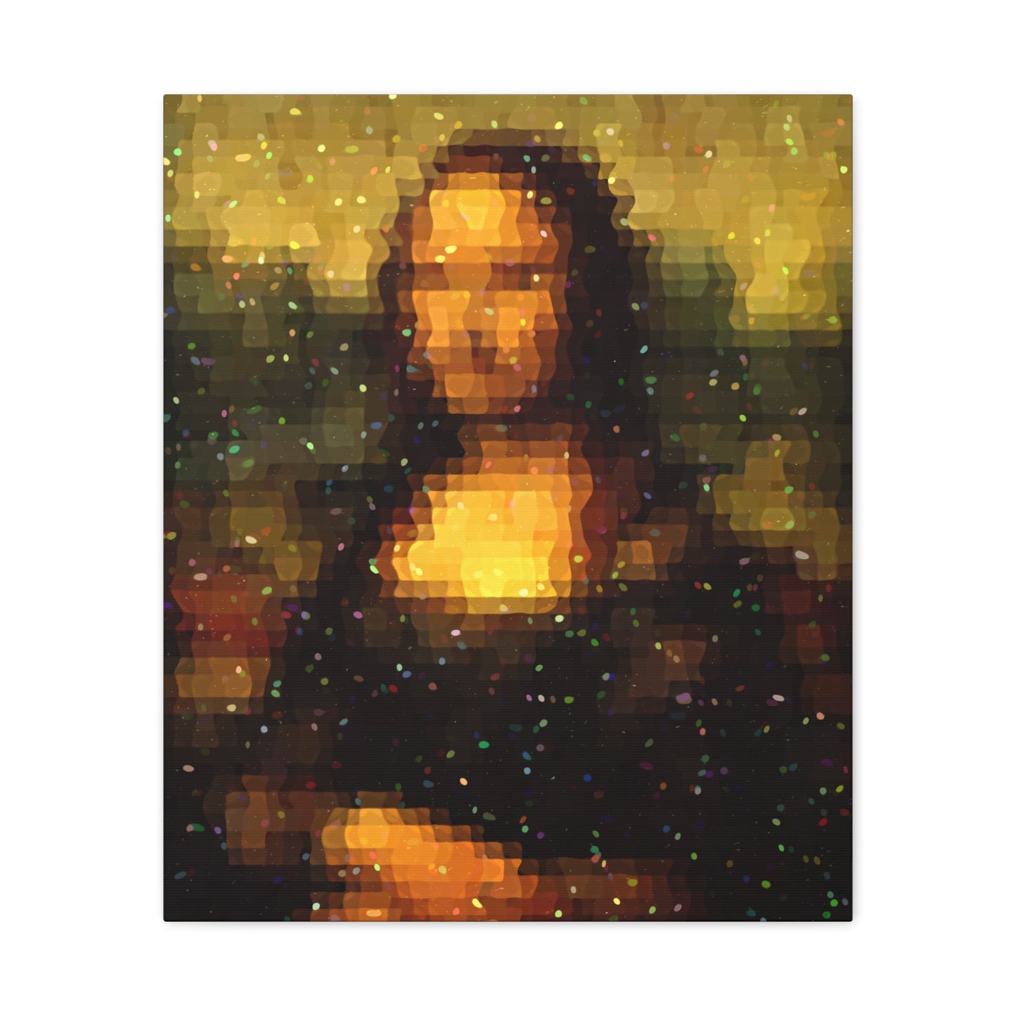 Pixel Muse — Silent Smile - Canvas
