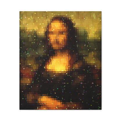 Pixel Muse — Silent Smile - Canvas