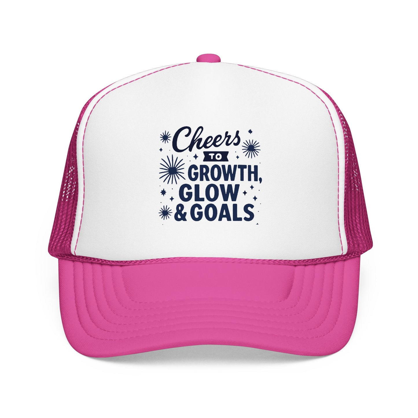 Cheers to Growth, Glow & Goals - Cap
