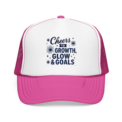 Cheers to Growth, Glow & Goals - Cap