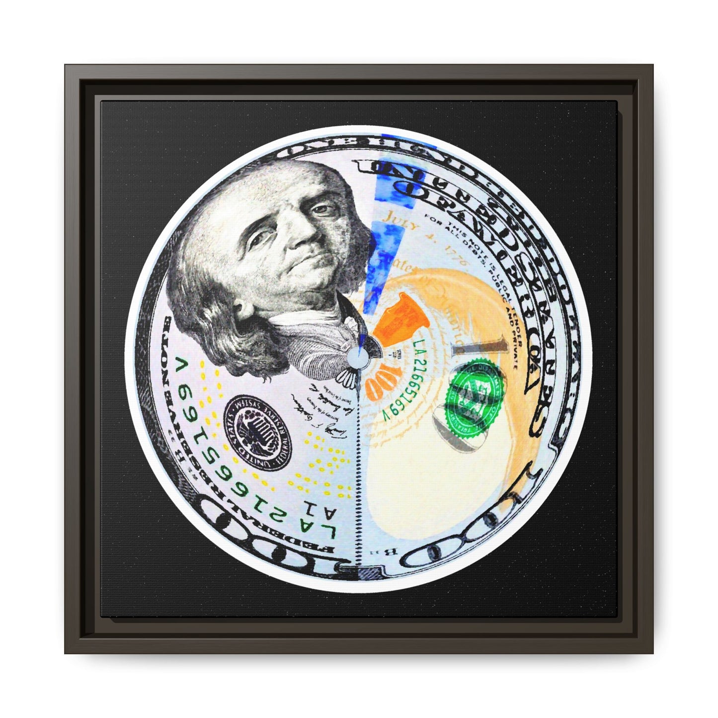 THE MOONEY - Framed Canvas