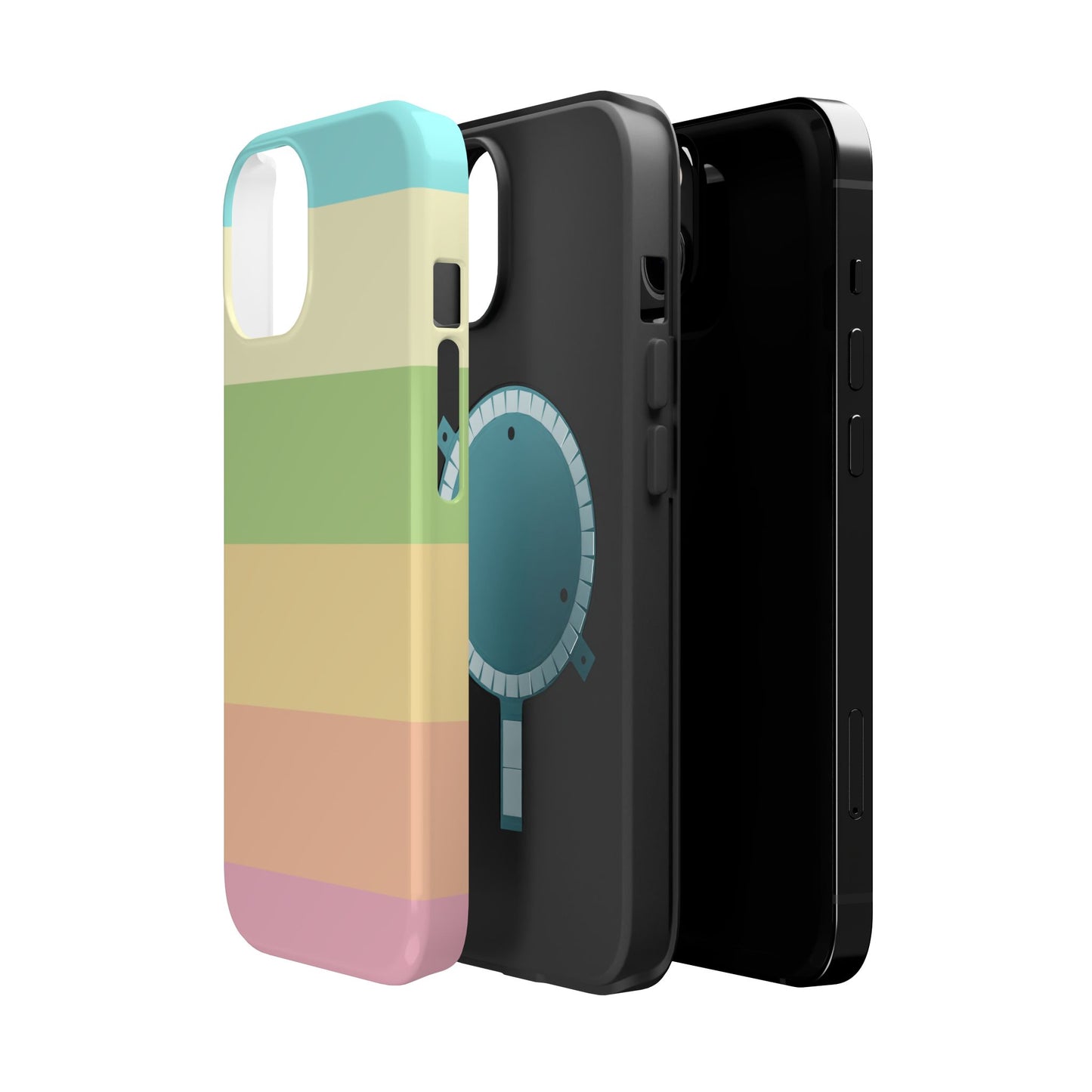 Pastel Stripes - Magnetic Phone Cover