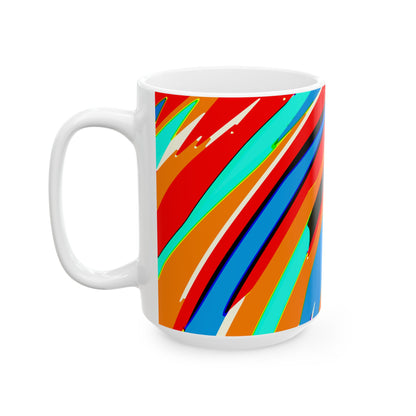 Abstract Rainbow Swirl Arc - Mug