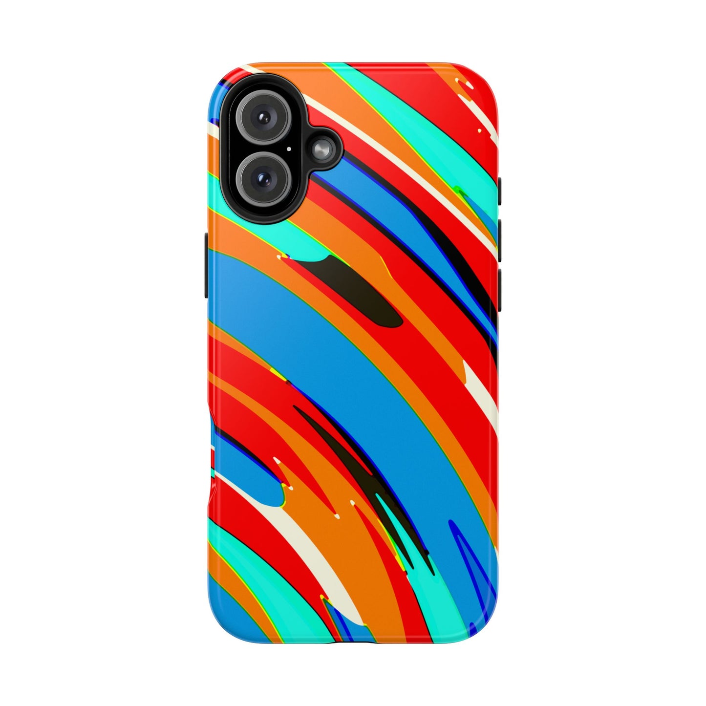 Abstract Rainbow Swirl Arc - Phone Case