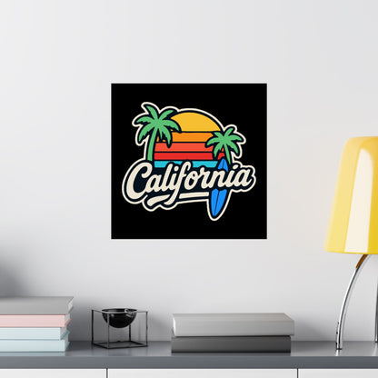 California Surf Vibes - Poster